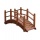 Hölzerne Garten Brücke Ornament Dekoration Teak Stained für Teichflüsse und Grenzen Bild 2 Hölzerne Garten Brücke Ornament Dekoration Teak Stained für Teichflüsse und Grenzen Bild 2