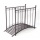 Brücke Burgos Metallbrücke mit Geländer Gartenbrücke Breite 60 cm Teichbrücke Bild 1 Brücke Burgos Metallbrücke mit Geländer Gartenbrücke Breite 60 cm Teichbrücke Bild 1