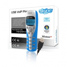 Sogatel - Blau USB Skype VolP Internet Telefon Bild 1