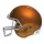 Rawlings IMPULSE Adult Football Helmet L Orange Bild 1