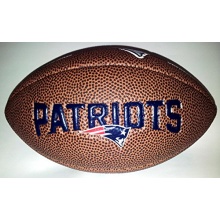 Wilson Football NFL Patriots Logo, Braun, Mini,  Bild 1