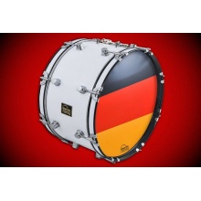 drum-tec Nation - Deutschland 18 Zoll Fan Marching Bass Drum Bild 1
