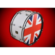 drum-tec Nation - England 22 Zoll Marching Bass Drum Bild 1