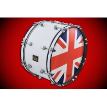rum-tec Nation - England 18 Zoll Marching Bass Drum Bild 1