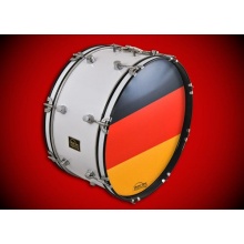 drum-tec Nation Deutschland 22 Zoll - Marching Bass Drum Bild 1