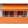 Angerer Klemmmarkise PE-Gewebe Uni, Orange, 300 cm Bild 4