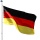 Aluminium Fahnenmast Flaggenmast 6,50 Meter, inkl. Deutschland Flagge Bild 1