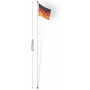 Aluminium Fahnenmast 6,20 Meter, inkl. Deutschland-Flagge Bild 1