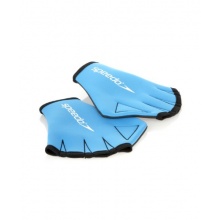 Speedo Trainingsgert Aqua Schwimmhandschuhe, Blue, S Bild 1