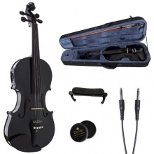 Cecilio CVNAE-Black E-Violine Geige mit Koffer Bild 1