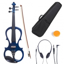 Cecilio CEVN-1BL Stil 1 E-Violine E-Geige mit Koffer (4/4 Gre) Bild 1