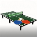 Mini Tischtennis-Set mit Tischtennisplatte von Relaxdays Bild 1