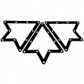 6 Stk. Magische Rack Billard Dreieck Triangel Zubehr Bild 1