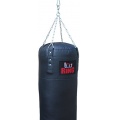Ring-Sport Punchingsack Leder 140x40cm Schwarz 40kg Bild 1