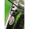 Profex Fahrradpumpe mit Manometer Doppelhub Doppelkopf Bild 1