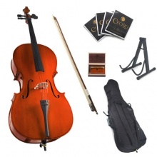 Cecilio CCO 100 Cello mit Softtragetasche Kolofonium Boge und Saiten Bild 1