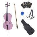 Cecilio CCO Pink Cello mit Softtragetasche Kolofonium Bogen und Saiten Bild 1