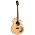 Luna Guitars RSE NYL Flora Rose Folk-Akustikgitarre Bild 1