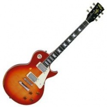 VINTAGE V100MRCS Icon Series Les Paul E-Gitarre Distressed Cherry Sunburst Bild 1