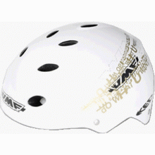 KED Skater-Helm FREERIDE white-gold matt Gr. 59-62cm Bild 1