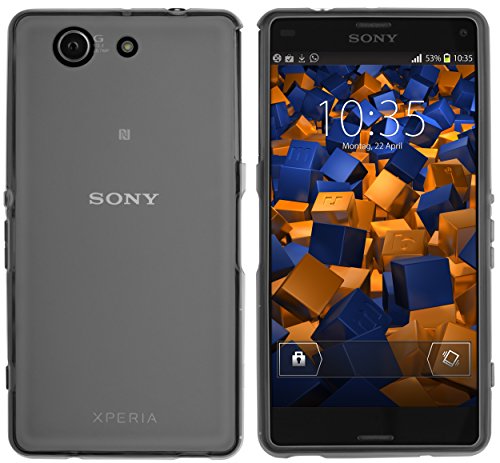 Mumbi Custodia Protettiva Per Sony Xperia L2 – Morbida TPU, Trasparente Con Bordo Nero, Antiurto