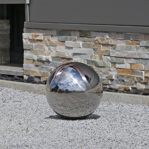 Kugeln aus Edelstahl für Garten als Deko V2A Stahl Test