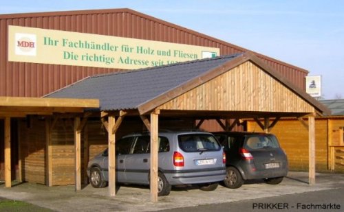 Carport Satteldach HOCKENHEIM II 600x800cm PRIKKER Test