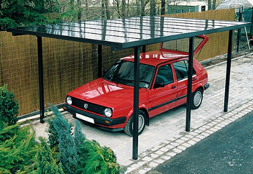 Joke Charlotte Bronte Gå vandreture Beckmann Aluminium Carport 311 x 496 x 218 cm braun Test