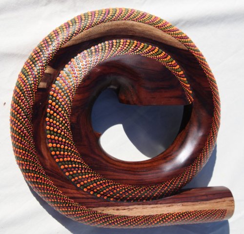 Thorness Wooden Spiral Didgeridoo Test